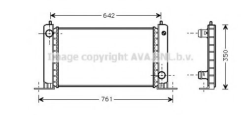 Imagine Radiator, racire motor PRASCO FTA2243