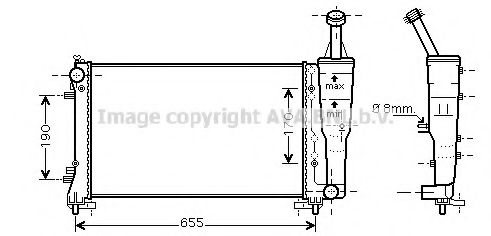 Imagine Radiator, racire motor PRASCO FTA2308