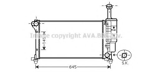 Imagine Radiator, racire motor PRASCO FTA2335