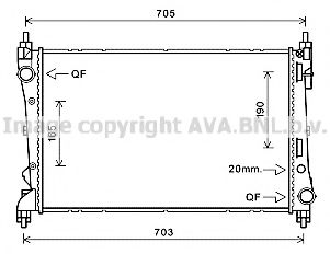 Imagine Radiator, racire motor PRASCO FTA2449