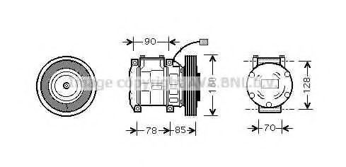 Imagine Compresor, climatizare PRASCO HDK019