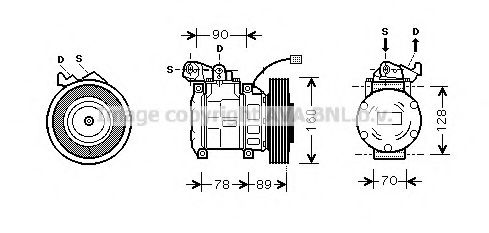 Imagine Compresor, climatizare PRASCO HDK196