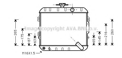 Imagine Radiator, racire motor PRASCO HY2009