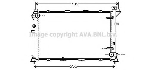 Imagine Radiator, racire motor PRASCO HY2025