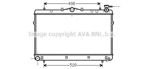 Imagine Radiator, racire motor PRASCO HY2043