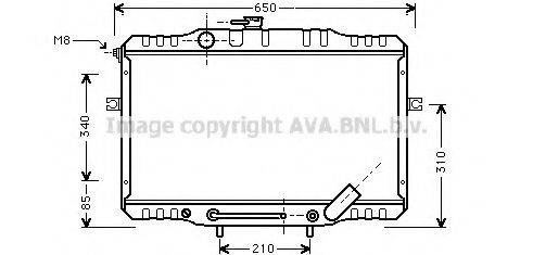 Imagine Radiator, racire motor PRASCO HY2055