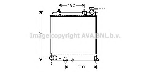 Imagine Radiator, racire motor PRASCO HY2085