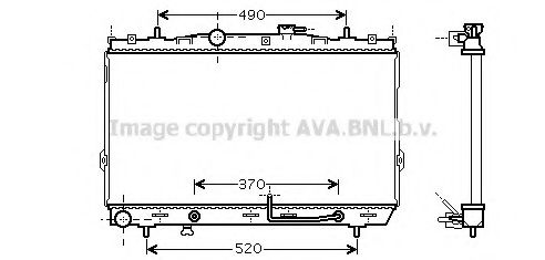 Imagine Radiator, racire motor PRASCO HY2105