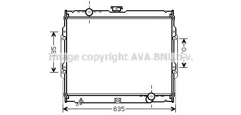 Imagine Radiator, racire motor PRASCO HY2108