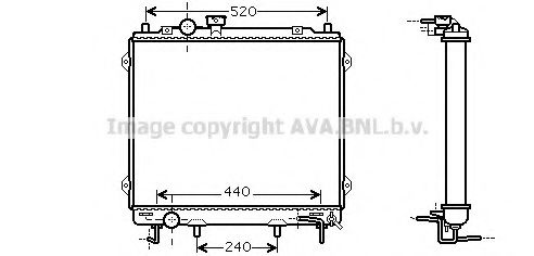 Imagine Radiator, racire motor PRASCO HY2115