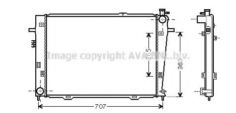 Imagine Radiator, racire motor PRASCO HY2126