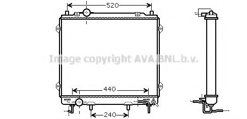 Imagine Radiator, racire motor PRASCO HY2146