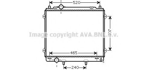 Imagine Radiator, racire motor PRASCO HY2162