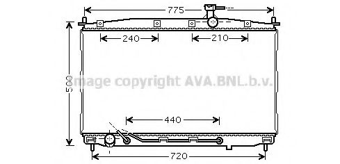 Imagine Radiator, racire motor PRASCO HY2174