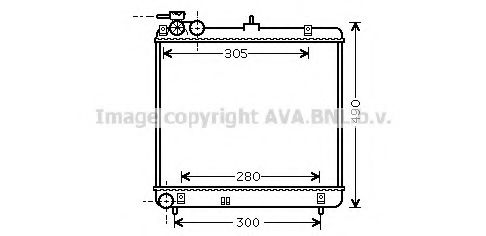 Imagine Radiator, racire motor PRASCO HY2192