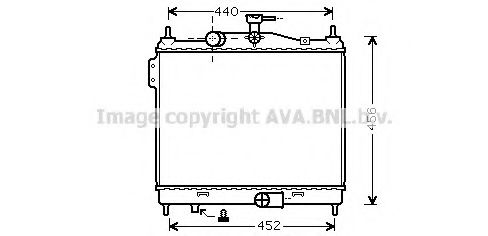 Imagine Radiator, racire motor PRASCO HY2206