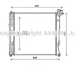 Imagine Radiator, racire motor PRASCO HY2282