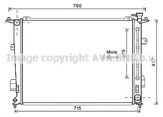 Imagine Radiator, racire motor PRASCO HY2286