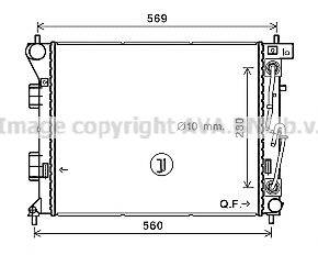 Imagine Radiator, racire motor PRASCO HY2351