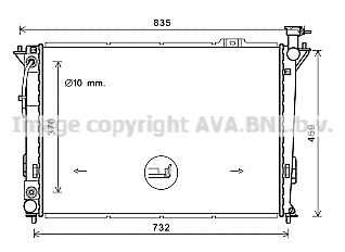 Imagine Radiator, racire motor PRASCO HY2352