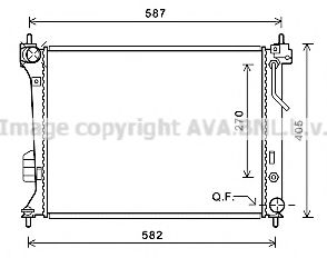 Imagine Radiator, racire motor PRASCO HY2428