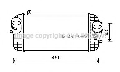 Imagine Intercooler, compresor PRASCO HY4326