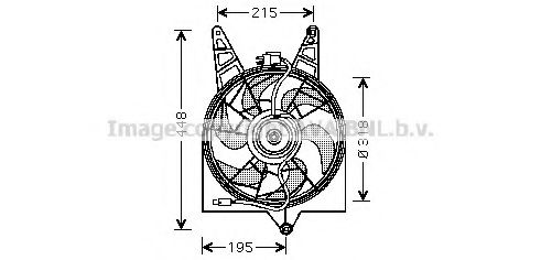 Imagine Ventilator, radiator PRASCO HY7501