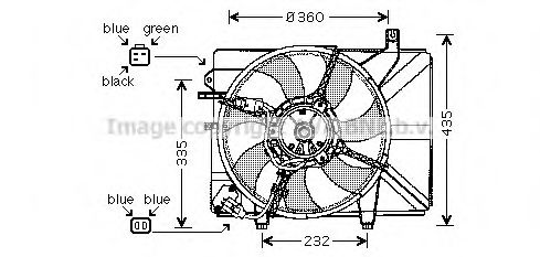 Imagine Ventilator, radiator PRASCO HY7511