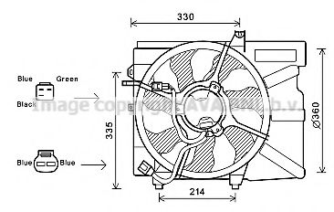 Imagine Ventilator, radiator PRASCO HY7531