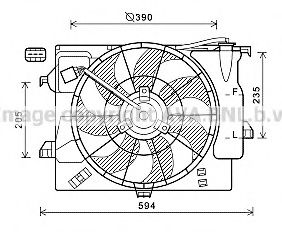 Imagine Ventilator, radiator PRASCO HY7541