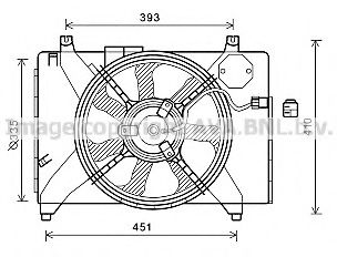 Imagine Ventilator, radiator PRASCO HY7552