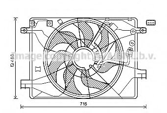 Imagine Ventilator, radiator PRASCO HY7558