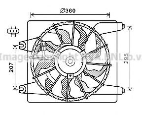 Imagine Ventilator, radiator PRASCO HY7560