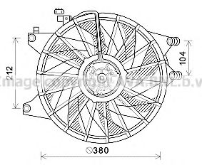 Imagine Ventilator, radiator PRASCO HY7565