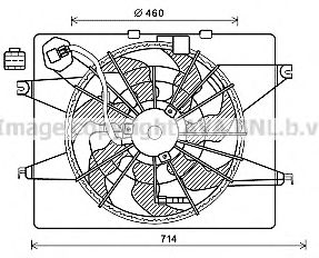 Imagine Ventilator, radiator PRASCO HY7566