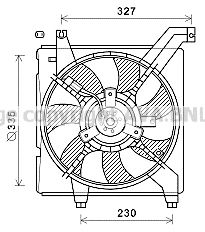 Imagine Ventilator, radiator PRASCO HY7568