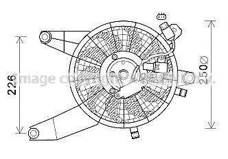 Imagine Ventilator, radiator PRASCO HY7569