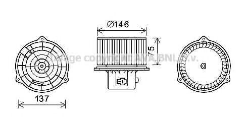 Imagine Electromotor, ventilatie interioara PRASCO HY8403