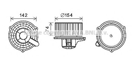 Imagine Electromotor, ventilatie interioara PRASCO HY8425