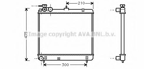 Imagine Radiator, racire motor PRASCO HYA2051