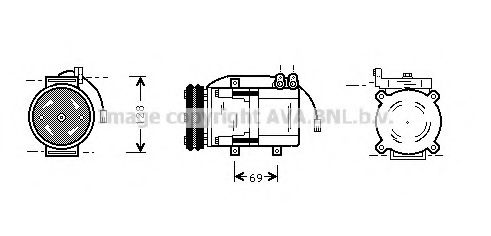 Imagine Compresor, climatizare PRASCO HYK063