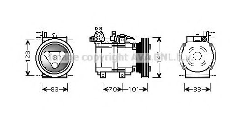 Imagine Compresor, climatizare PRASCO HYK149