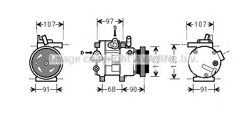 Imagine Compresor, climatizare PRASCO HYK215