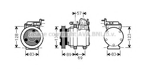 Imagine Compresor, climatizare PRASCO HYK260