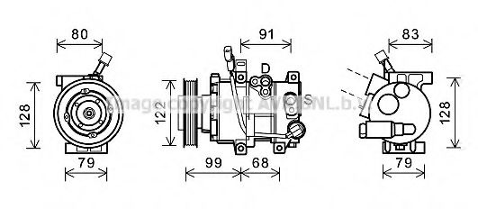 Imagine Compresor, climatizare PRASCO HYK297