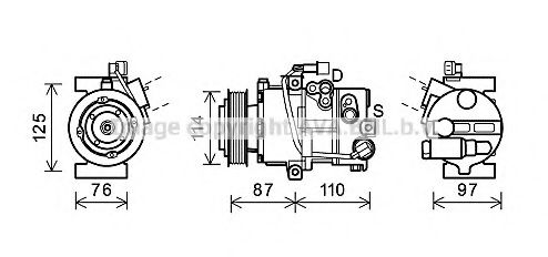 Imagine Compresor, climatizare PRASCO HYK301