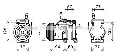 Imagine Compresor, climatizare PRASCO HYK320