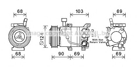 Imagine Compresor, climatizare PRASCO HYK421