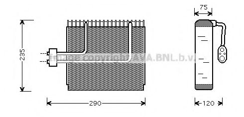 Imagine evaporator,aer conditionat PRASCO HYV002