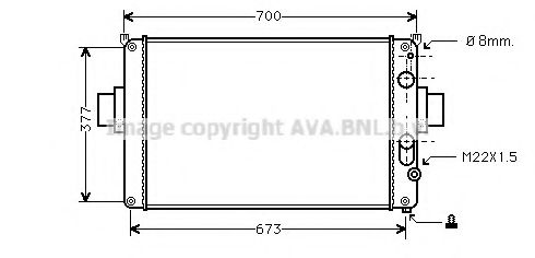 Imagine Radiator, racire motor PRASCO IV2022